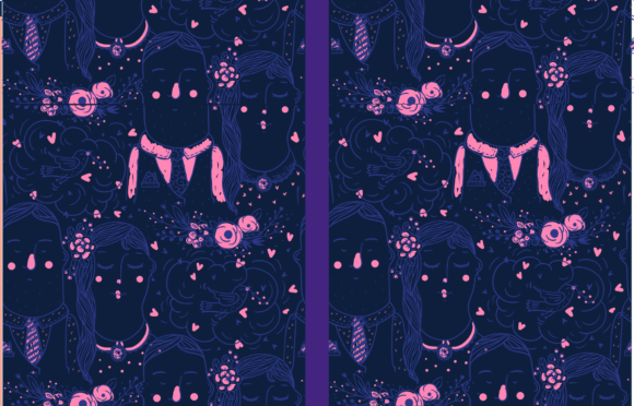 Abstract Notebook Cover: A Versatile Embroidery Design