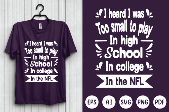 American Football Tshirt Design: A Versatile Embroidery Asset