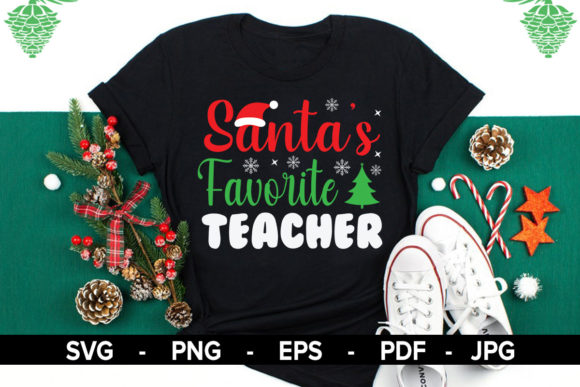 Christmas, Santa Favorite Teacher Svg: A Festive Design Review