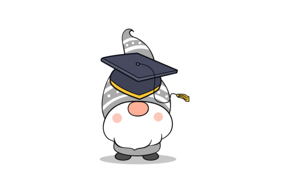 Graduation Gnomes - School Svg: A Charming Embroidery Design