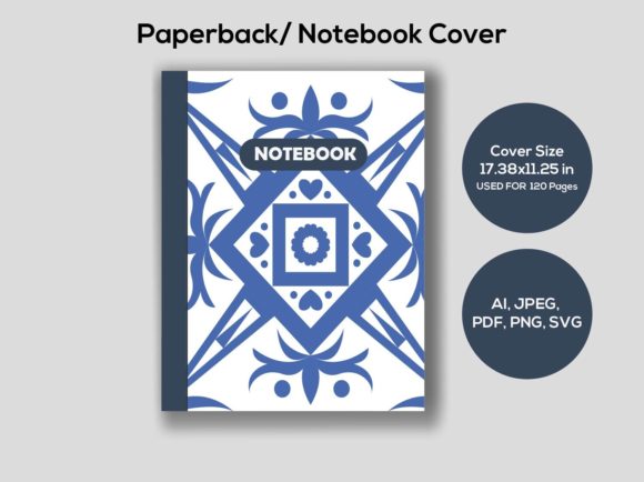 Minimal Abstract Design for Notebook Covers