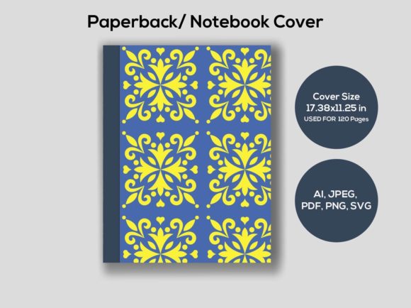 Minimal Abstract KDP Interior Notebook Cover