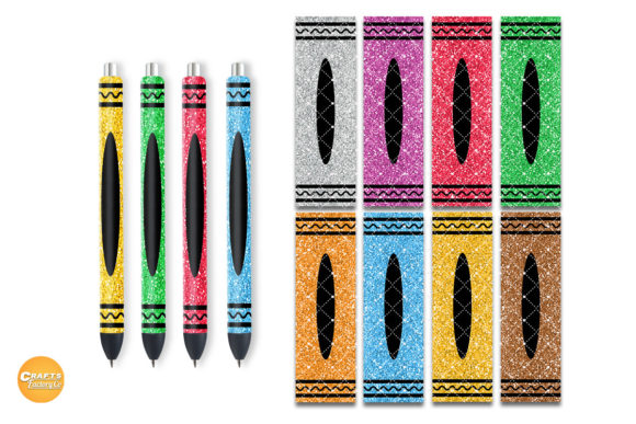 Pen Wrap Crayon Glitter Bundle: A Sparkling Addition