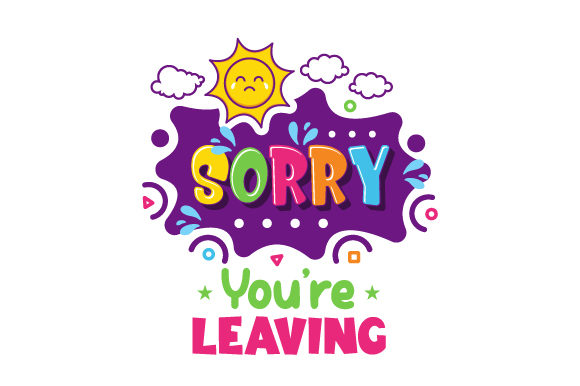 Sorry You Are Leaving: A Touching Embroidery Design