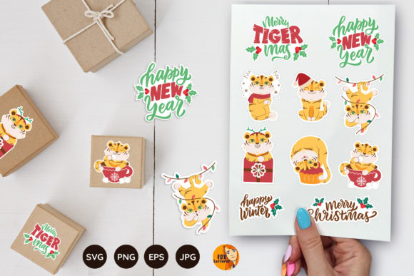 Stickers of Tigers, Quotes for Christmas: A Designer's Review