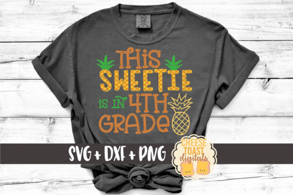 This Sweetie is in 4th Grade: A Charming Embroidery Design