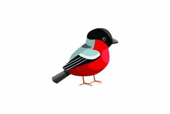 Wild Bird - Bullfinch: A Charming Addition to Your Embroidery Projects